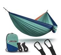 Bear Butt Double Parachute Hammock,FLASH SALE,You Want Some Hammocks? Then You Need Our Camping Hammock,2 yr Company On Amazon,The Reviews Say It All,Dark Blue,Coral)