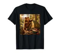 Bear Camping Adventure Funny Camper Outdoor Wilderness Shirt T-Shirt