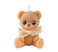 Bear Candles - Cute Scented Decorative Fixture, Natural Aromatic Home Decor, Aesthetic Party Supplies, Daily Indoor Accessory | Commemorative Corners, Living Rooms, Desks, Tables, Book Plan