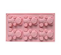 Bear Candy Molds - Silicone 6-Grid Fondant Mold, Gummy, Chocolate, Jelly Pudding, Iice Cube Molds for Cakes Desserts, Home Kitchen | Baking Accessory, Craetive Sweets, Party Dessert Making, DIY Candy