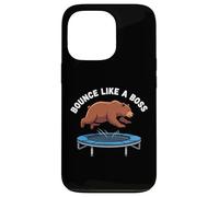Bear Captured Bouncing On Trampoline Viral CCTV Moment Case for iPhone 13 Pro