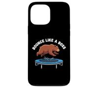Bear Captured Bouncing On Trampoline Viral CCTV Moment Case for iPhone 13 Pro Max