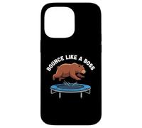 Bear Captured Bouncing On Trampoline Viral CCTV Moment Case for iPhone 14 Pro Max
