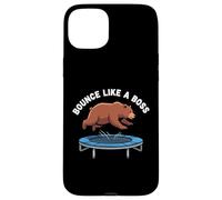Bear Captured Bouncing On Trampoline Viral CCTV Moment Case for iPhone 15 Plus