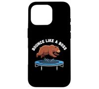 Bear Captured Bouncing On Trampoline Viral CCTV Moment Case for iPhone 16 Pro
