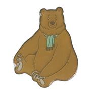 Bear Character Pin Badge