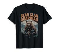 Bear Clan Guardian Grizzly Forest Mountain Bold T-Shirt
