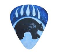 Bear Clan Native American Guitar Pick 12 Packs Guitar Plectrums Includes Thin Medium Heavy Gauges