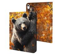 Bear Climbing on A Tree Cute Tablet Case Unisex Slim Hard Protective Cover Compatible with iPad 9th/ 8th/ 7th