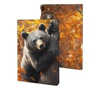 Bear Climbing on A Tree Cute Tablet Case Unisex Slim Hard Protective Cover Compatible with iPad 9th/ 8th/ 7th