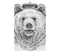 Bear Clipboard Standard A4 Letter Size Clip Boards for School Office Restaurants