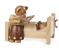 Bear Collectible Figure Mother Bear Tells Bedtime Stories Nature H=8cm NEW