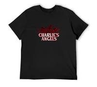 Bear Coming Charlie's Angels Tv Show Classic Breathable T Shirt Black S
