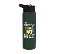 Bear Community, Bear Flag, Beary Nice, Gay Bear Pride Stainless Steel Insulated Water Bottle