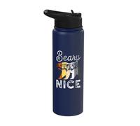 Bear Community, Bear Flag, Beary Nice, Gay Bear Pride Stainless Steel Insulated Water Bottle