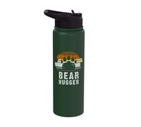 Bear Community, Bear Paw, Gay Pride Bear Hugger Stainless Steel Insulated Water Bottle