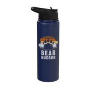Bear Community, Bear Paw, Gay Pride Bear Hugger Stainless Steel Insulated Water Bottle