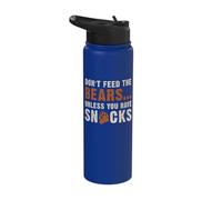 Bear Community, Don't Feed the Bears... Funny Bear Pride Gay Stainless Steel Insulated Water Bottle