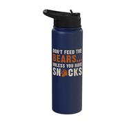 Bear Community, Don't Feed the Bears... Funny Bear Pride Gay Stainless Steel Insulated Water Bottle