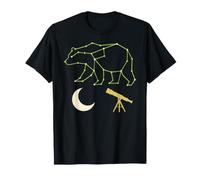 Bear Constellation Stargazing Astronomy Telescope Moon T-Shirt
