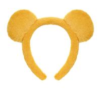 Bear Costume Bear Ears Headband Chipmunks Halloween Costumes Accessory for Animals Cosplay Party Makeup Face Washing (Light brown)
