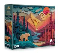 Bear Country (#8) - 1000 Piece Jigsaw Puzzle for Adults | Premium European Blue Board | Satin Low-Glare Finish | Ribbon Cut | Bonus Poster | Display-Worthy Box | Printed in USA | Final Piece Puzzles
