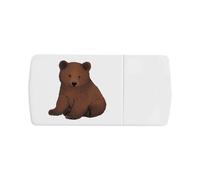 'Bear Cub Sitting' Pill Box with Tablet Splitter (PI00034292)