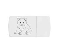 'Bear Cub Sitting' Pill Box with Tablet Splitter (PI00034293)