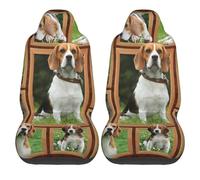 Bear Cute Panda Bears Car Seat Covers,Universal Auto Front Seats Protector Fits for Cars,SUV Sedan,Truck