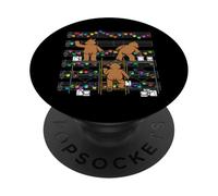 Bear Decorating Melodies - Painter Crew PopSockets Adhesive PopGrip