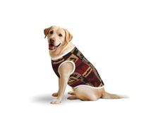 Bear Deer Fishprint Large Pets Vest Breathable Sleeveless Tank Top Apparel Cozy Lightweight T-Shirt