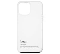 Bear Definition Queer Gay Culture Funny Retro Pride Design Case for iPhone 12 Pro Max