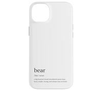 Bear Definition Queer Gay Culture Funny Retro Pride Design Case for iPhone 14 Plus