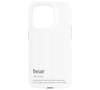 Bear Definition Queer Gay Culture Funny Retro Pride Design Case for iPhone 15 Pro