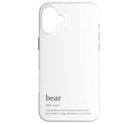 Bear Definition Queer Gay Culture Funny Retro Pride Design Case for iPhone 16 Plus