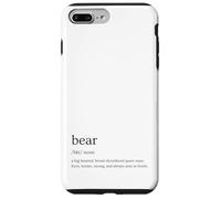 Bear Definition Queer Gay Culture Funny Retro Pride Design Case for iPhone 7 Plus/8 Plus