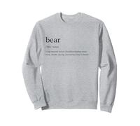 Bear Definition Queer Gay Culture Funny Retro Pride Design Sweatshirt