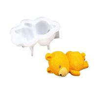 Bear Dessert Mold with Silicone Texture for Cake Chocolate, Large | Flexible Release, Form