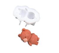 Bear Dessert Mold with Silicone Texture for Cake Chocolate, Small | Flexible Release, Form