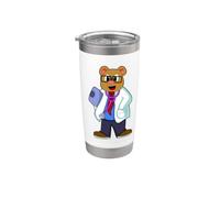 Bear Doctor Stethoscope Stainless Steel Insulated Tumbler