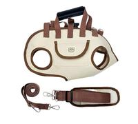 Bear Dog Lift Harness Carrier Full Body Legs Out Sling Emergency Pet Backpack for Disabled Old Joint Injuries with Treat Bag 4.4~19.8 lbs (Small（4.4~8.8lbs）, Animal Print)