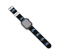 Bear Double Exposure Wildlife Animal Silicone Watch Band Replacement Watch Straps Adjustable Sport Wristband for Women Men 42mm/44mm