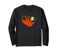 BEAR Drinking BEER Chicago Flag T Shirt Long Sleeve T-Shirt