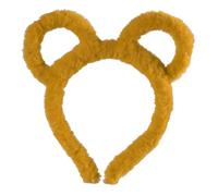 Bear Ear Shape Hair Hoop Bear Ear Plush Headbands for Women Halloween Party Cosplay Adding a Funny Touch Women Hairband