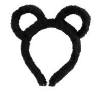 Bear Ear Shape Hair Hoop Bear Ear Plush Headbands for Women Halloween Party Cosplay Adding a Funny Touch Women Hairband
