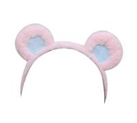Bear Ears Care Headband, Cute Bear Ears Headband, Soft Plush Bear Ears Hairband, Cute Care Costume Headband, Ear Hair Band, Animal Accessories for Adults for Washing Face V