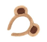 Bear Ears for Women - Adjustable Plush Costume Headband, Cartoon Bear Cosplay Accessory for Women Adults - For Party Evening Photoshoot Event Daily Face Wash Women