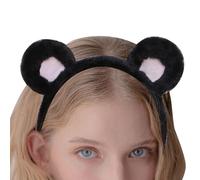 Bear Ears Hairband,Soft Plush Bear Ear HairBand - Cute Care Costume Headband, Ears HairBand Animal Adult Accessories For Washing Face Women