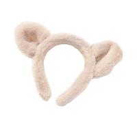 Bear ears headband animal ears headband | headband bear ears fuzzy headband hair band headband for face wash make-up skin care accessories