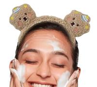 Bear Ears Headband | Bear Plush Makeup Headband | Decorative Hair Accessories, Funny Teen Girls Headgear for Face Washing